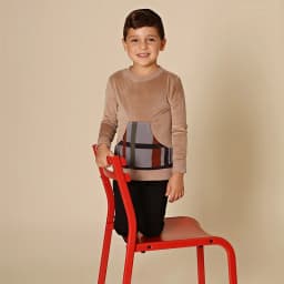 AA-6M-16T Corduroy Fall Winter Family Matching Set Girls Plaid Pocket Dress Boy Sweatshirt Legging Set Baby Romper Bodysuit