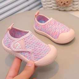 Children's Casual Shoes 2025 Summer New Girls' Baby Soft-soled Sandals Breathable Boys' Barefoot Beach Shoe Zapatos De Niña