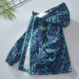 Korean Fashion Jacket For Girls Teenager Casual Gradient Hooded Coat Boys Blazer Spring Autumn Windproof Sweet Coats Windbreaker