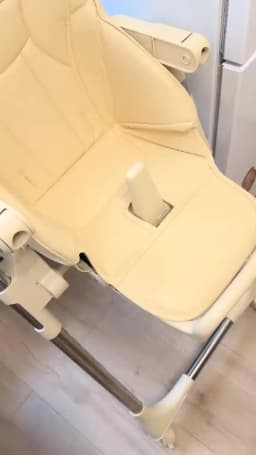Baby Dinner Chair Seat Cushion For Prima Pappa Zero3 Peg Perego Siesta Aag Pouch 06 Highchair PU Leather Cover Bebe Accessories