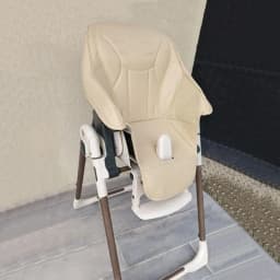 Baby Dinner Chair Seat Cushion For Prima Pappa Zero3 Peg Perego Siesta Aag Pouch 06 Highchair PU Leather Cover Bebe Accessories