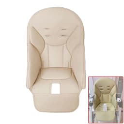 Baby Dinner Chair Seat Cushion For Prima Pappa Zero3 Peg Perego Siesta Aag Pouch 06 Highchair PU Leather Cover Bebe Accessories