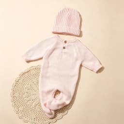 Ylsteed “Hello I'm Here‘ Knitting Newborn Photography Romper with Hat Baby Boy Girl Sweater Photo Shooting Coming Home Outfit-HD