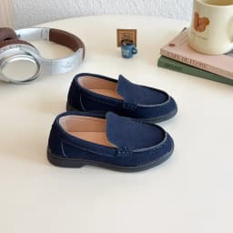 Children Slip-on Shoes Spring Autumn Kids Loafers Boys Casual Shoes Soft Suede Leather Shoes For Boy Beige, Brown, Blue