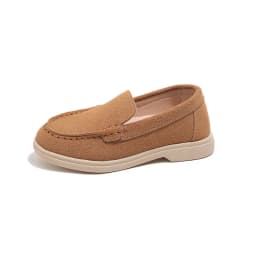 Children Slip-on Shoes Spring Autumn Kids Loafers Boys Casual Shoes Soft Suede Leather Shoes For Boy Beige, Brown, Blue