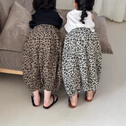 Bellbell Summer Children Girls Leopard Trousers Casual Anti-mosquito Kids Baby Boys Pants Harem Pants for 2-8Yrs Little Girls