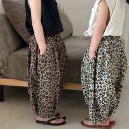 Bellbell Summer Children Girls Leopard Trousers Casual Anti-mosquito Kids Baby Boys Pants Harem Pants for 2-8Yrs Little Girls