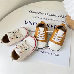 New Spring/Autumn Baby Shoes Leather Toddler Boys Barefoot Shoe Soft Sole Girls Outdoor Tennis Fashion Little Kids Sneakers