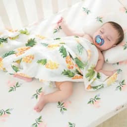 Muslin Tree Newborn Muslin Swaddle Baby Multi-use Bamboo Cotton Blanket Infant Newborn Baby Wrap 120X120cm