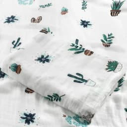 Muslin Tree Newborn Muslin Swaddle Baby Multi-use Bamboo Cotton Blanket Infant Newborn Baby Wrap 120X120cm