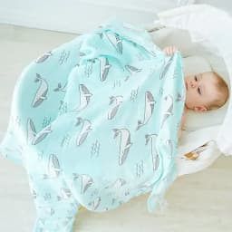 Muslin Tree Newborn Muslin Swaddle Baby Multi-use Bamboo Cotton Blanket Infant Newborn Baby Wrap 120X120cm