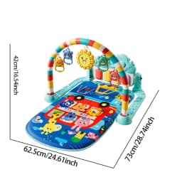 Baby carpet piano, with pendants and sound and light, can cultivate vision and crawling, it is a holiday gift.