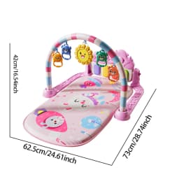 Baby carpet piano, with pendants and sound and light, can cultivate vision and crawling, it is a holiday gift.