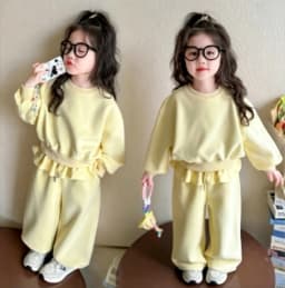Girls Set 2026 Spring and Autumn New Sports Ballet Style Children Hoodie and Pants Stylish Two-piece Set Fashionable Outfit