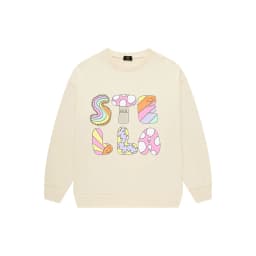 Cute girl heart-shaped printed sportswear autumn children's clothing fashion new vacation casual wear love girl pullover