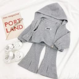 Children's Clothing Sets Hoodie+ Tank Top + Bell-bottoms 3Pcs Sets Kids Clothes Girls Baby Girl Outfit Set Kids Boutique Clothes