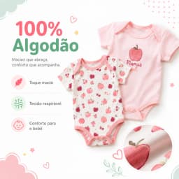 Baby Bodysuit 4-Piece Short-Sleeve Soft Cotton Snap Closure Boy and Girl Bodysuit Set
