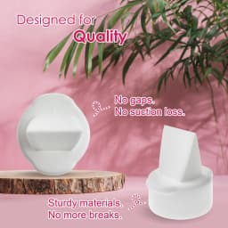 Duckbill Valves Compatible with Lansinoh Pumps Parts and Breast Pumps Replacement,Use with Signature Pro Smartpump Manual Pump