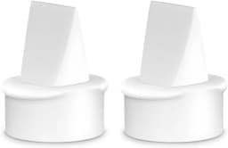 Duckbill Valves Compatible with Lansinoh Pumps Parts and Breast Pumps Replacement,Use with Signature Pro Smartpump Manual Pump