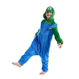 Girls Boys Cartoon Onesies Kids Children Animal Pajamas Kigurumi Luigi Anime Cosplay Costumes For Christmas Halloween Party