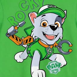 2026 New Summer PAW Patrol Children Short Sleeve T-shirt Cartoon Chase Rubble Print Pullover Boys Girls Casual Cotton Tops Gifts