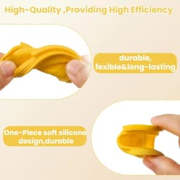 2pcs Silicone Membranes Compatible with Medela PersonalFit Flex connectors, Diaphragm Fit for Pump in Style MaxFlow, Swing Maxi