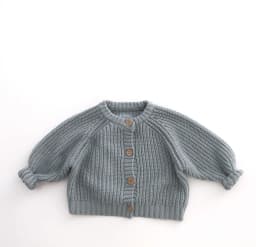 MILANCEL 1-6 Y Kids Knit Cardigans Chunky Yarn Boys Sweaters O Neck Girls Sweaters Cotton Kids Outerwear