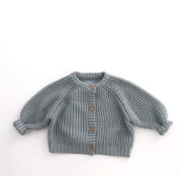 MILANCEL 1-6 Y Kids Knit Cardigans Chunky Yarn Boys Sweaters O Neck Girls Sweaters Cotton Kids Outerwear