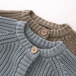 MILANCEL 1-6 Y Kids Knit Cardigans Chunky Yarn Boys Sweaters O Neck Girls Sweaters Cotton Kids Outerwear