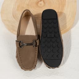 Boys Loafers British Style Kids Dress Shoes Slip On Moccasins Children Flat School Shoes for Wedding Party Formal Performance