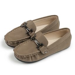 Boys Loafers British Style Kids Dress Shoes Slip On Moccasins Children Flat School Shoes for Wedding Party Formal Performance