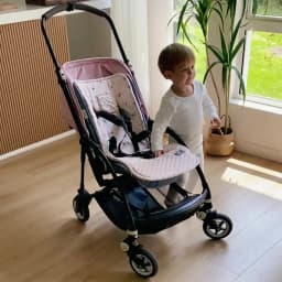 Stroller Cushion & Seat Belt Cover 2Pcs/Set Universal Baby Pram Seat Pad Soft Kids Pushchair Car Mat Stroller Accessories