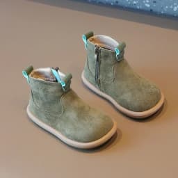 Baby Boys Girls Boots Autumn Winter Children Casual Shoes Outdoor Anti-slip Infant Shoes Oxford Suede Plush Kids Ankle Boots