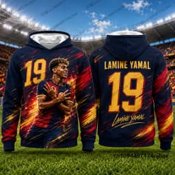 Autumn New Special Yamal #19 Print Hoodies For Men Long Sleeve Sportswear Children Football Pullover Sports Kids/Adult Tops