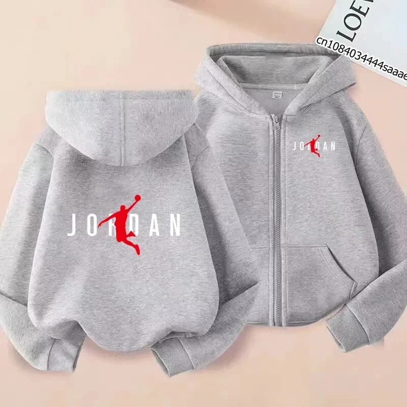 Kids Boys Girls Tracksuit zipper Hoodie Sweatshirt + Sweatpants 2Pcs Set Children Basketball Sportswear