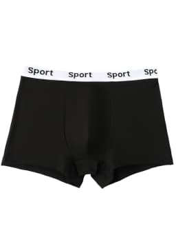 7 pieces mixed boys' underwear 8-14 years old solid color breathable soft stretch 95% cotton boy's boxer briefs