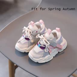 Spring Autumn Kids Sneakers Boys Girls Sport Shoes Fashion Mesh Breathable Kids Casual Shoes Toddler Boys Girls Running Sneakers