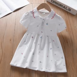 Girls Clothes 2025 New Summer Princess Dresses Short Sleeve Kids Dress Baby Dresses for Children Clothing 2-6Y