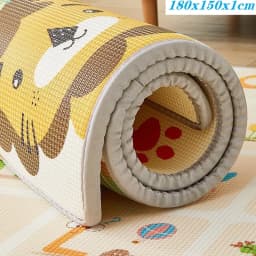Large Size 200*180/180*120cm Play Mats for Children's Safety Mat EPE Environmentally Friendly Baby Crawling Folding Mat Carpet