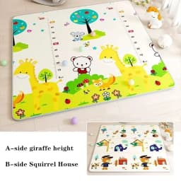 Large Size 200*180/180*120cm Play Mats for Children's Safety Mat EPE Environmentally Friendly Baby Crawling Folding Mat Carpet