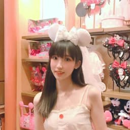 Original Disney Mickey Ears Headband Shanghai Disneyland Minnie Leather Headband Hairband Sequin Bow Party Hair Accessories
