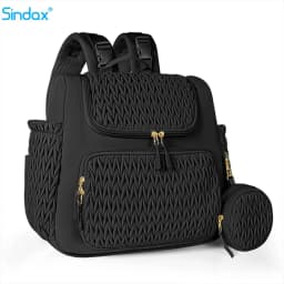 Mommy Diaper Bag Baby Stroller Organizer Backpack Large Capacity Outdoor Travel Maternity Bag With Insulated Pocket Changing Pad