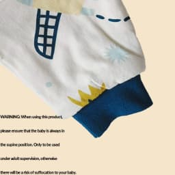 2.5Tog Spring and Autumn Thin Baby Sleeping Bag U-Shaped Cartoon Pure Cotton Kidsren's Sleeping Bag Anti-Kick Quilt 0-3Y Baby Sleeping Bag
