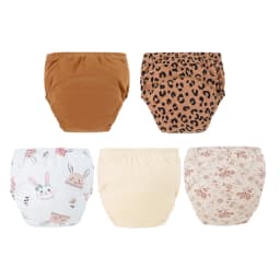 8/5pcs Baby Cotton Training Pants Panties Waterproof Cloth Diapers Reusable Toolder Nappies Diaper Baby Changing Nappy Underwear