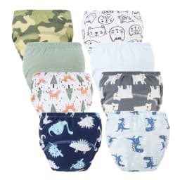 8/5pcs Baby Cotton Training Pants Panties Waterproof Cloth Diapers Reusable Toolder Nappies Diaper Baby Changing Nappy Underwear
