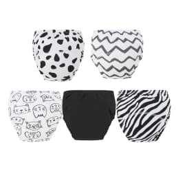 8/5pcs Baby Cotton Training Pants Panties Waterproof Cloth Diapers Reusable Toolder Nappies Diaper Baby Changing Nappy Underwear