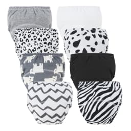 8/5pcs Baby Cotton Training Pants Panties Waterproof Cloth Diapers Reusable Toolder Nappies Diaper Baby Changing Nappy Underwear