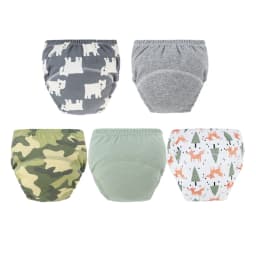 8/5pcs Baby Cotton Training Pants Panties Waterproof Cloth Diapers Reusable Toolder Nappies Diaper Baby Changing Nappy Underwear