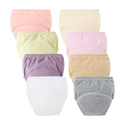 8/5pcs Baby Cotton Training Pants Panties Waterproof Cloth Diapers Reusable Toolder Nappies Diaper Baby Changing Nappy Underwear