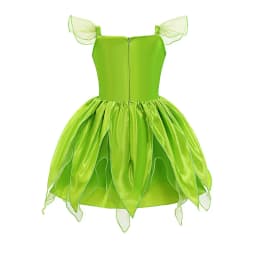Girls Fairy Costume Dress Halloween Costumes Green Fancy Summer Dresses Princess Cosplay Carnival Party 3 4 5 6 7 8 Years